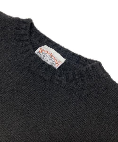 JAMIESONS（ジャミーソンズ）jamiesons (ジャミーソンズ) ウールニット ブラック サイズ:XLの古着・服飾アイテム