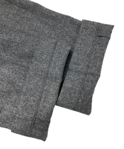 BEAMS F（ビームスエフ）BEAMS F (ビームスエフ) フランネル 1プリーツ スラックス グレー サイズ:52の古着・服飾アイテム