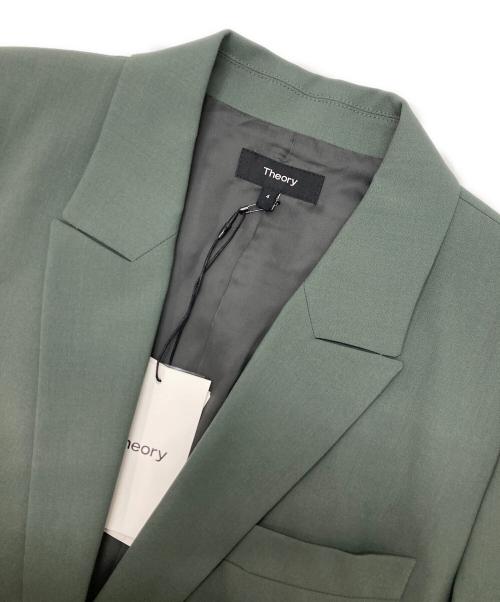 theory（セオリー）theory (セオリー) Traceable Wool Etiennette Bテーラードジャケット グリーン サイズ:4 未使用品の古着・服飾アイテム