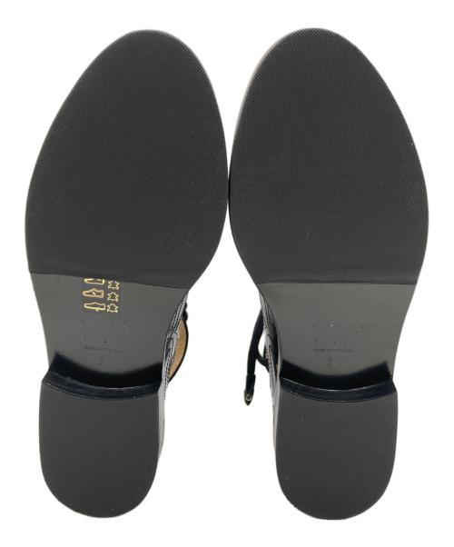 TOGA PULLA（トーガ プルラ）TOGA PULLA (トーガ プルラ) カットアウトギリーシューズ ブラック サイズ:38の古着・服飾アイテム