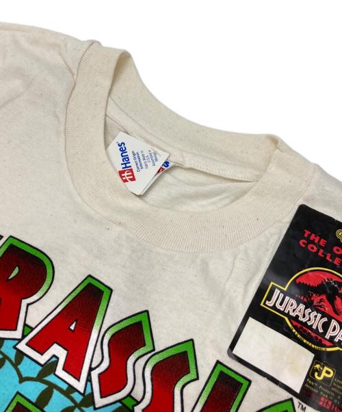 Hanes（ヘインズ）Hanes (ヘインズ) ヴィンテージプリントTシャツ ベージュ サイズ:XLの古着・服飾アイテム