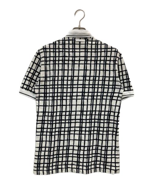 DOLCE & GABBANA（ドルチェ＆ガッバーナ）DOLCE & GABBANA (ドルチェ＆ガッバーナ) ポロシャツ アイボリー×ブラック サイズ:44の古着・服飾アイテム