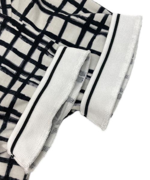 DOLCE & GABBANA（ドルチェ＆ガッバーナ）DOLCE & GABBANA (ドルチェ＆ガッバーナ) ポロシャツ アイボリー×ブラック サイズ:44の古着・服飾アイテム