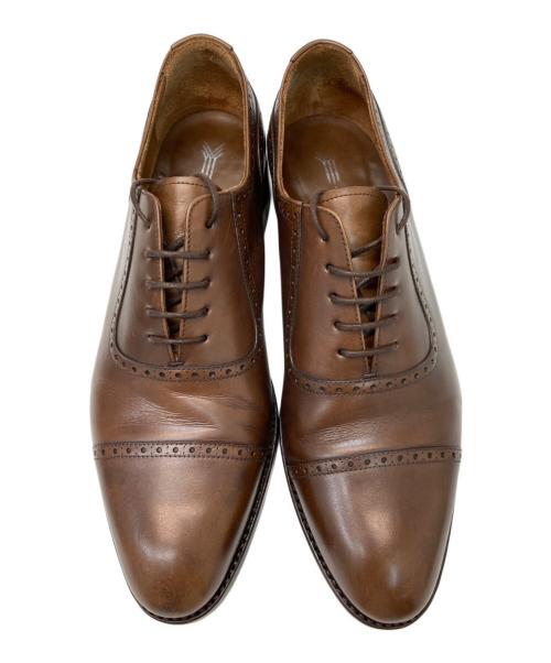 YANKO（ヤンコ）YANKO (ヤンコ) ストレートチップシューズ ブラウン サイズ:9 1/2の古着・服飾アイテム