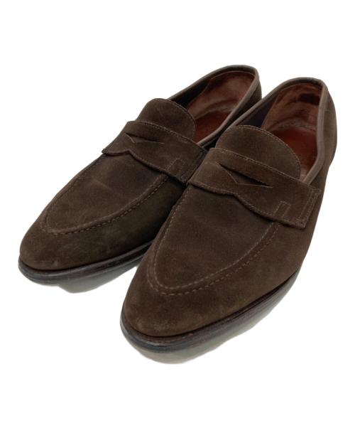 Crockett & Jones（クロケット＆ジョーンズ）Crockett & Jones (クロケット＆ジョーンズ) コインローファー ブラウン サイズ:9 1/2Eの古着・服飾アイテム