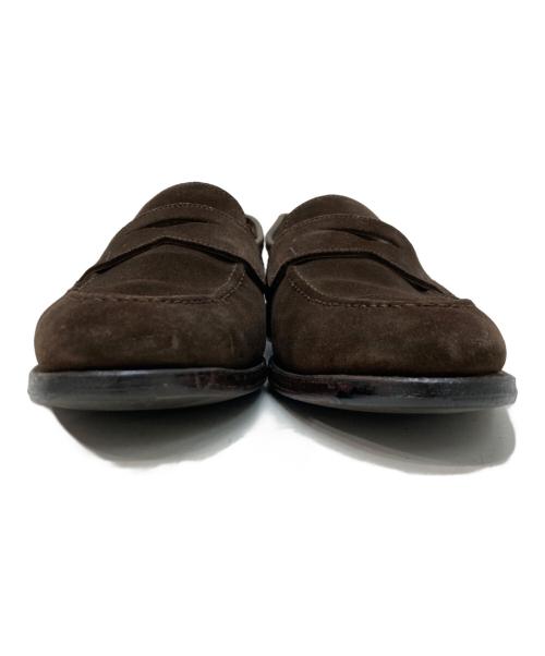 Crockett & Jones（クロケット＆ジョーンズ）Crockett & Jones (クロケット＆ジョーンズ) コインローファー ブラウン サイズ:9 1/2Eの古着・服飾アイテム