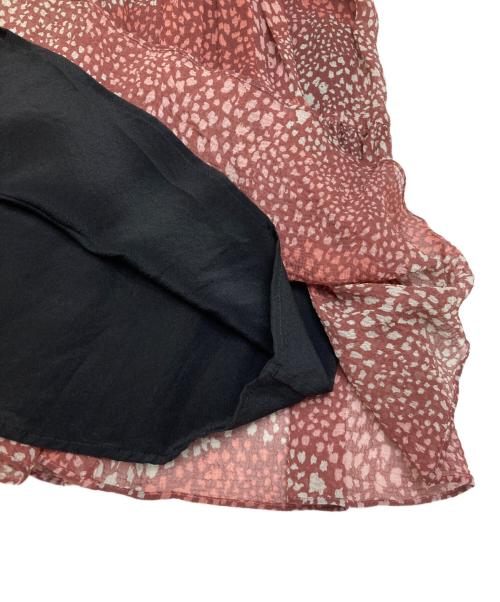 BURBERRY BRIT（バーバリーブリット）BURBERRY BRIT (バーバリーブリット) レオパードノースリーブワンピース レッド サイズ:USA10の古着・服飾アイテム