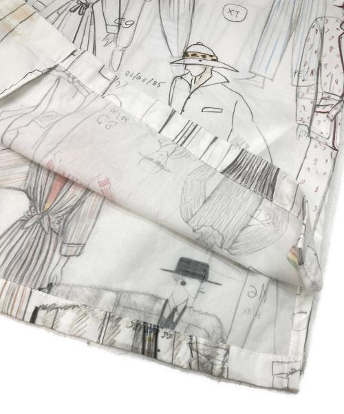 KENZO（ケンゾー）KENZO (ケンゾー) ボクシーロゴポプリンシャツ ホワイト サイズ:Sの古着・服飾アイテム