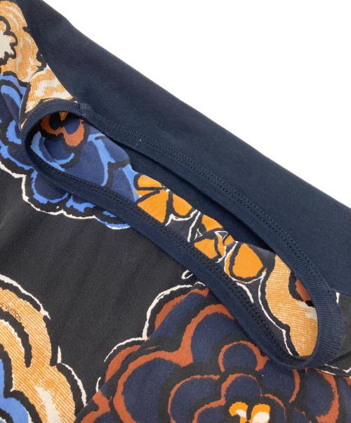 LOUIS VUITTON（ルイ ヴィトン）LOUIS VUITTON (ルイ ヴィトン) 総柄ワンピース ネイビー サイズ:Lの古着・服飾アイテム
