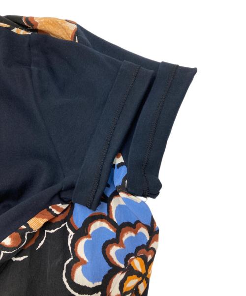 LOUIS VUITTON（ルイ ヴィトン）LOUIS VUITTON (ルイ ヴィトン) 総柄ワンピース ネイビー サイズ:Lの古着・服飾アイテム