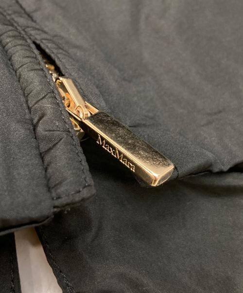 MaxMara（マックスマーラ）MaxMara (マックスマーラ) フーデッドジャケット ブラック サイズ:38の古着・服飾アイテム