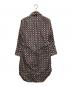 BURBERRY (バーバリー) ノヴァチェックシャツワンピース ネイビー×ブラウン サイズ:UK8：20000円