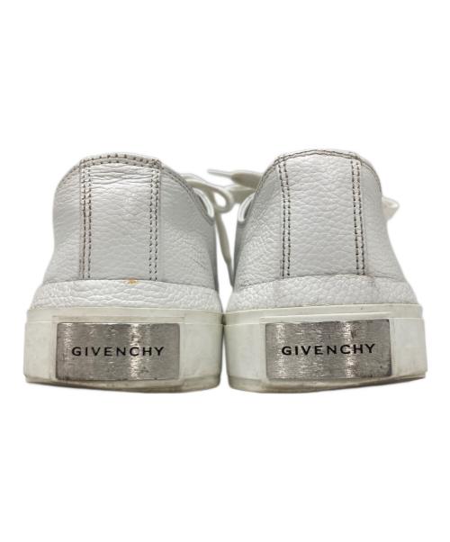 GIVENCHY（ジバンシィ）GIVENCHY (ジバンシィ) グレインレザーシティースニーカー ホワイト サイズ:37の古着・服飾アイテム