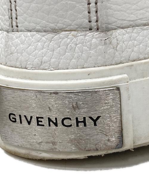 GIVENCHY（ジバンシィ）GIVENCHY (ジバンシィ) グレインレザーシティースニーカー ホワイト サイズ:37の古着・服飾アイテム
