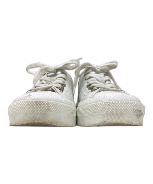 GIVENCHY（ジバンシィ）GIVENCHY (ジバンシィ) グレインレザーシティースニーカー ホワイト サイズ:37の古着・服飾アイテム