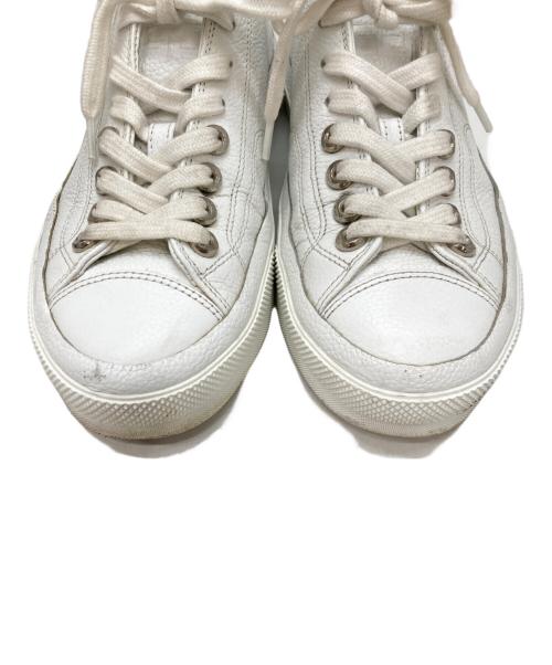 GIVENCHY（ジバンシィ）GIVENCHY (ジバンシィ) グレインレザーシティースニーカー ホワイト サイズ:37の古着・服飾アイテム