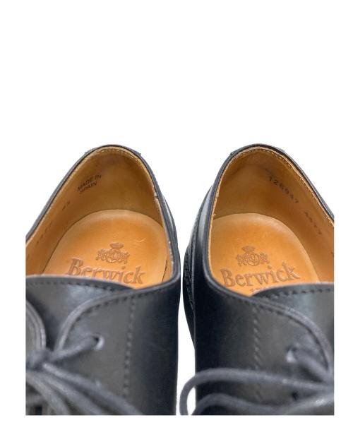 berwick（バーウィック）berwick (バーウィック) Uチップシューズ ブラック サイズ:4 1/2の古着・服飾アイテム