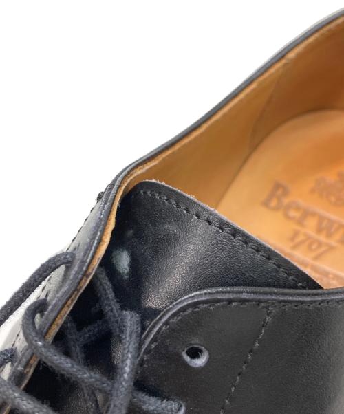 berwick（バーウィック）berwick (バーウィック) Uチップシューズ ブラック サイズ:4 1/2の古着・服飾アイテム