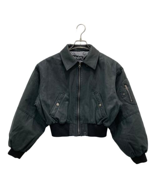 OPEN YY（オープンワイワイ）OPEN YY (オープンワイワイ) ボンバージャケット ブラック サイズ:S 未使用品の古着・服飾アイテム