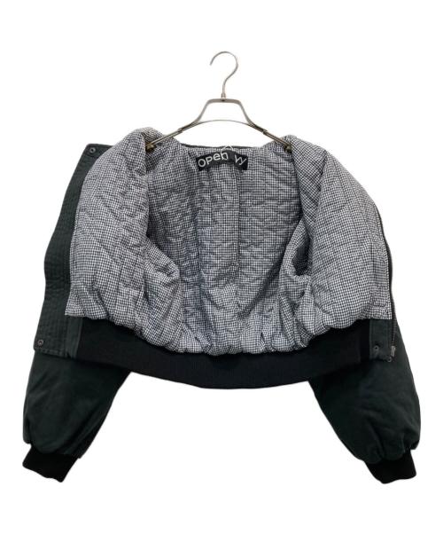 OPEN YY（オープンワイワイ）OPEN YY (オープンワイワイ) ボンバージャケット ブラック サイズ:S 未使用品の古着・服飾アイテム