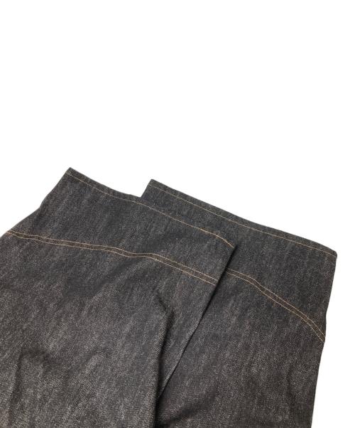 PERUSHU（ペルーシュ）PERUSHU (ペルーシュ) ワイドデニムパンツ ブラック サイズ:M 未使用品の古着・服飾アイテム