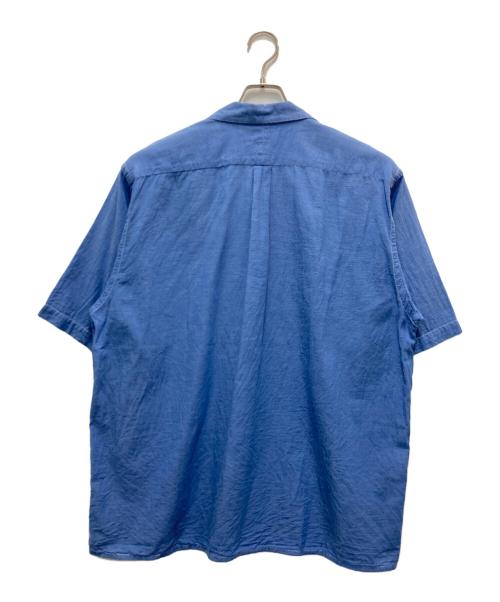 COMOLI（コモリ）COMOLI (コモリ) ベタシャン オープンカラーシャツ ブルー サイズ:3の古着・服飾アイテム