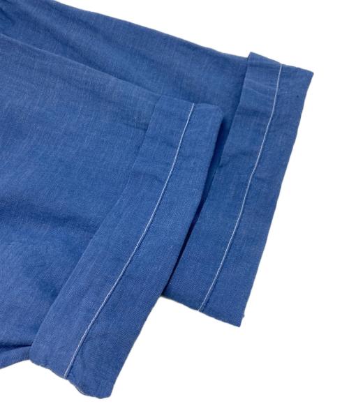 COMOLI（コモリ）COMOLI (コモリ) ベタシャン オープンカラーシャツ ブルー サイズ:3の古着・服飾アイテム