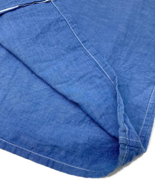 COMOLI（コモリ）COMOLI (コモリ) ベタシャン オープンカラーシャツ ブルー サイズ:3の古着・服飾アイテム
