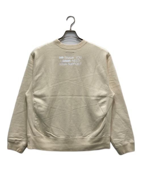 WASTED YOUTH（ウェイステッドユース）WASTED YOUTH (ウエステッド ユース) ロゴスウェット アイボリー サイズ:Lの古着・服飾アイテム