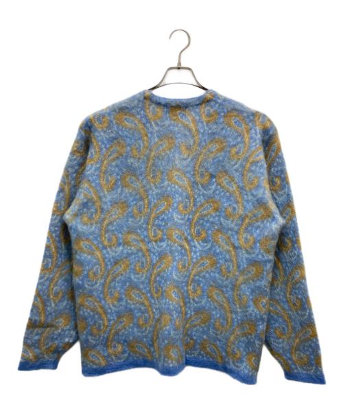 STEP AHEAD（ステップアヘッド）STEP AHEAD (ステップアヘッド) モヘアカーディガン ブルー サイズ:Mの古着・服飾アイテム