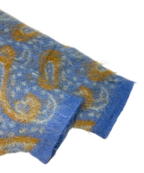 STEP AHEAD（ステップアヘッド）STEP AHEAD (ステップアヘッド) モヘアカーディガン ブルー サイズ:Mの古着・服飾アイテム