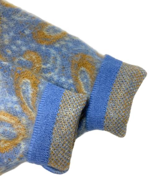 STEP AHEAD（ステップアヘッド）STEP AHEAD (ステップアヘッド) モヘアカーディガン ブルー サイズ:Mの古着・服飾アイテム