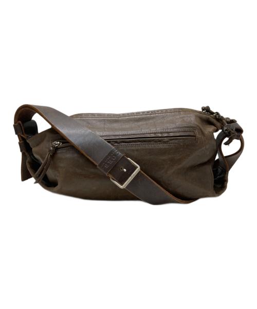 corbo（コルボ）corbo (コルボ) レザーウエストバッグ ブラウンの古着・服飾アイテム
