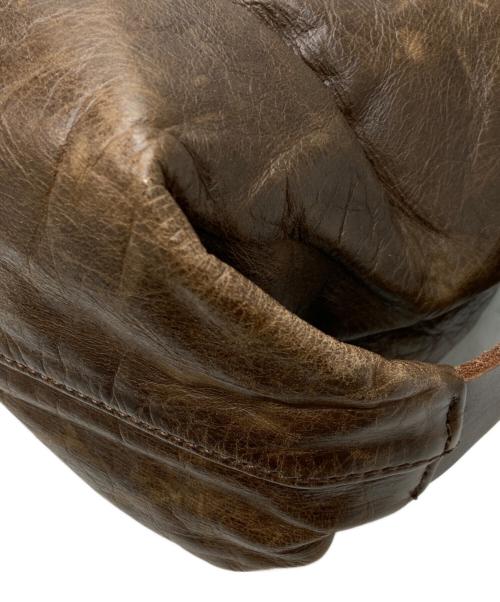 corbo（コルボ）corbo (コルボ) レザーウエストバッグ ブラウンの古着・服飾アイテム