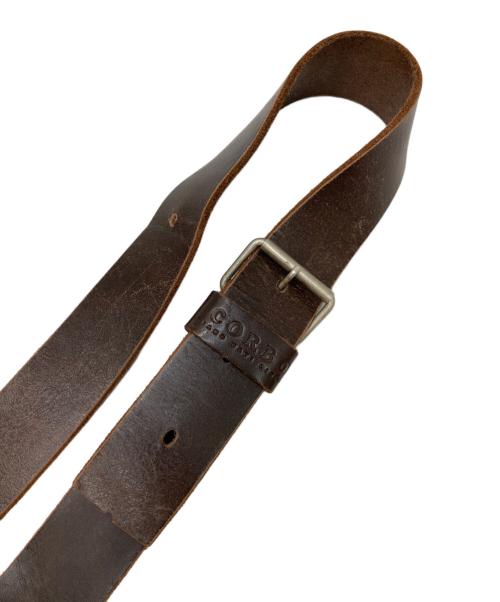 corbo（コルボ）corbo (コルボ) レザーウエストバッグ ブラウンの古着・服飾アイテム