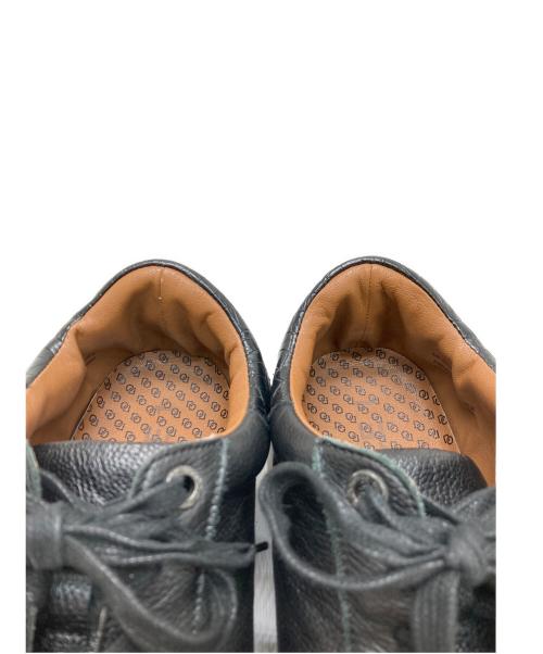 DEVICE1（デバイスワン）DEVICE1 (デバイスワン) スニーカー クロコスタンプ ブラック サイズ:28.5の古着・服飾アイテム