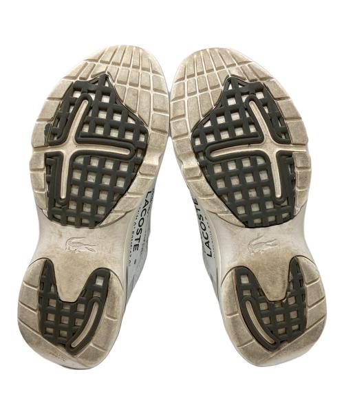 LACOSTE（ラコステ）LACOSTE (ラコステ) ローカットスニーカー ホワイト サイズ:UK10.5の古着・服飾アイテム