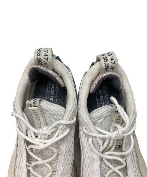 LACOSTE（ラコステ）LACOSTE (ラコステ) ローカットスニーカー ホワイト サイズ:UK10.5の古着・服飾アイテム