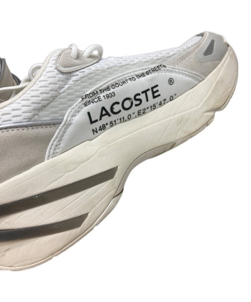 LACOSTE（ラコステ）LACOSTE (ラコステ) ローカットスニーカー ホワイト サイズ:UK10.5の古着・服飾アイテム