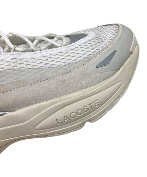 LACOSTE（ラコステ）LACOSTE (ラコステ) ローカットスニーカー ホワイト サイズ:UK10.5の古着・服飾アイテム