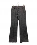 ORIMIオリミ）の古着「STAR RIVET JAPANESE RAW DENIM TROUSER」｜グレー