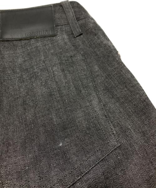 ORIMI（オリミ）ORIMI (オリミ) STAR RIVET JAPANESE RAW DENIM TROUSER グレー サイズ:2の古着・服飾アイテム