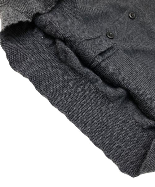 PRADA（プラダ）PRADA (プラダ) ウールニットカーディガン グレー サイズ:50の古着・服飾アイテム