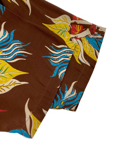 Hysteric Glamour（ヒステリックグラマー）Hysteric Glamour (ヒステリックグラマー) TROPIC LADYLAND柄アロハシャツ ブラウン サイズ:Mの古着・服飾アイテム