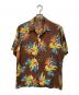 Hysteric Glamour（ヒステリックグラマー）の古着「TROPIC LADYLAND柄アロハシャツ」｜ブラウン