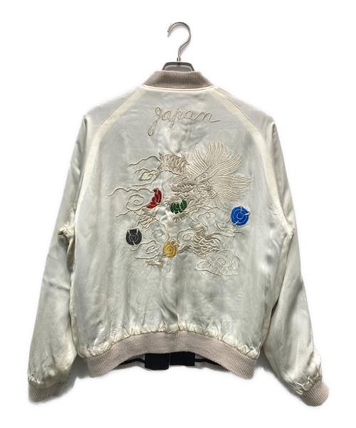 港商byテーラー東洋（コウショウバイテーラートウヨウ）港商byテーラー東洋 (コウショウバイテーラートウヨウ) BEAMS (ビームス) リバーシブルスカジャン ブラック サイズ:特大の古着・服飾アイテム