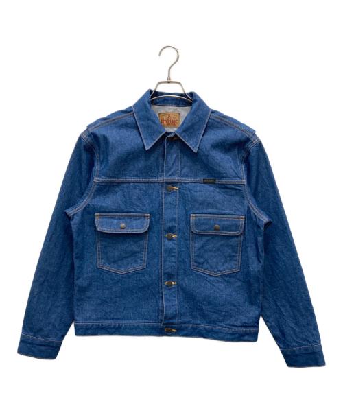 Hysteric Glamour（ヒステリックグラマー）Hysteric Glamour (ヒステリックグラマー) ブロークンデニムジャケット インディゴ サイズ:Lの古着・服飾アイテム