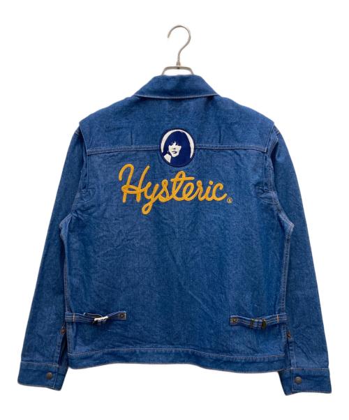 Hysteric Glamour（ヒステリックグラマー）Hysteric Glamour (ヒステリックグラマー) ブロークンデニムジャケット インディゴ サイズ:Lの古着・服飾アイテム