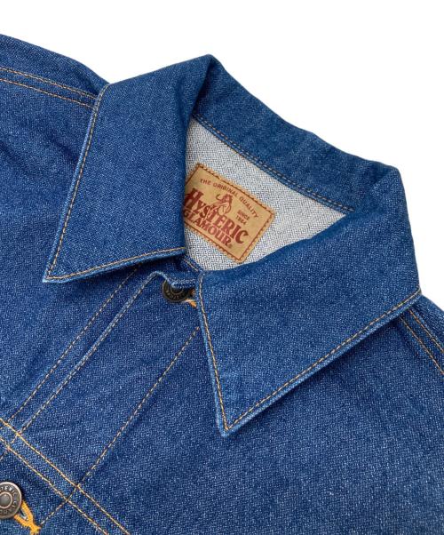 Hysteric Glamour（ヒステリックグラマー）Hysteric Glamour (ヒステリックグラマー) ブロークンデニムジャケット インディゴ サイズ:Lの古着・服飾アイテム