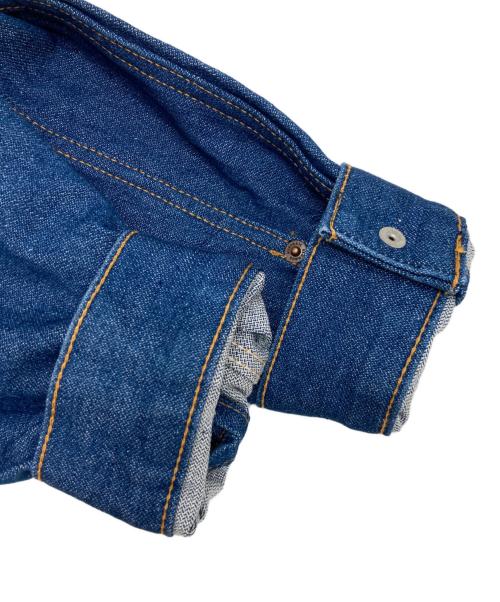 Hysteric Glamour（ヒステリックグラマー）Hysteric Glamour (ヒステリックグラマー) ブロークンデニムジャケット インディゴ サイズ:Lの古着・服飾アイテム